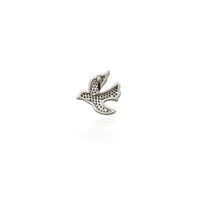Iced-Out Sparrow CZ Pendant (Silver) New York Popular Jewelry