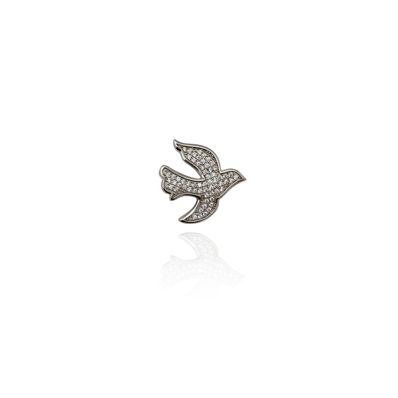 Iced-Out Sparrow CZ Pendant (Silver) New York Popular Jewelry