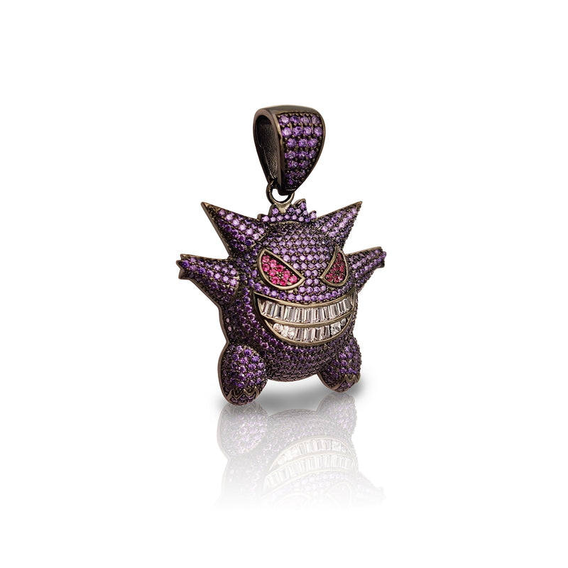 Iced Out Gengar Pendant (Silver) – Popular J - Main Image