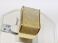 Iced-Out Micro Pave CZ Ring Silver - Lucky Diamond 恆福珠寶金行 New York City 169 Canal Street 10013 Jewelry store Playboi Charlie Chinatown @luckydiamondny 2124311180