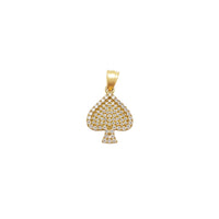 Icy Ace of Spades Pendant (14K) Popular Jewelry New York