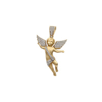 Pendentif bébé ange glacé (14K) Popular Jewelry New York