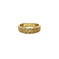 Iced-Out Svelte Cuban Ring (10K)
