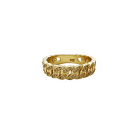Ледяное кубинское кольцо (14K) Popular Jewelry New York