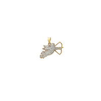Liontin Malaikat Bayi Cupid Indah Icy (14K) Popular Jewelry NY