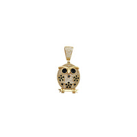 Սառցե Owl CZ կախազարդ (14K) Popular Jewelry Նյու Յորք