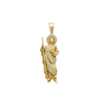 Saint Jude Pendant (Stoneset Robe and Halo) (14K)