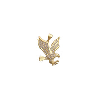 Small Icy Flying Eagle Pendant (14K) Popular Jewelry New York