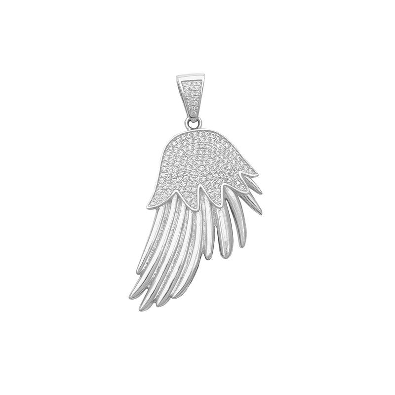 Icy Wing White Pendant (Silver) Popular Jewelry New York 