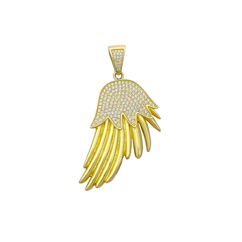 Icy Wing Yellow Pendant (Silver) Popular Jewelry New York 