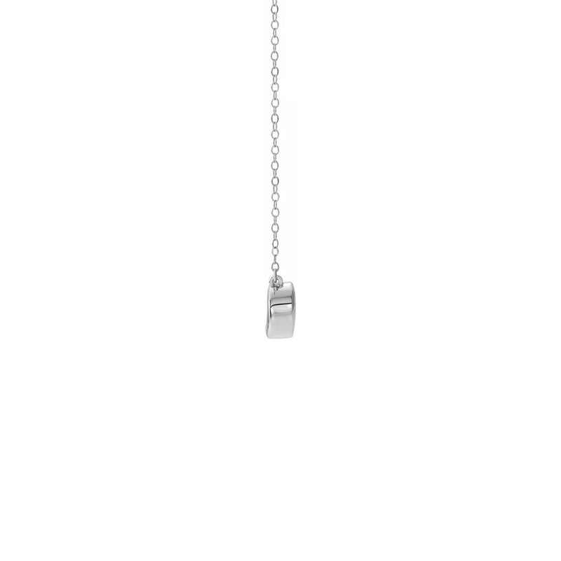 Infinity Ash Holder Necklace (Silver) side - Popular Jewelry - New York