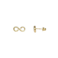Infinity Stud Earrings (14K) Popular Jewelry New York