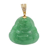 Diamond Jade Pendant (14K)