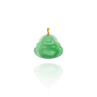 Jade Laughing Buddha Pendant (14K) Niu Ioka Popular Jewelry