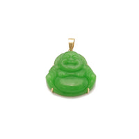 Jade buddha medál (14K) 14 karátos sárga arany, Popular Jewelry New York