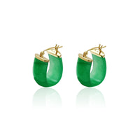 Jade Hammock Earrings (14K) Popular Jewelry New York
