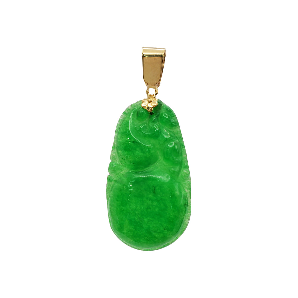 【如意】Ruyi Jade Pendant (14K)