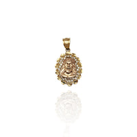 Jesus Head CZ Pendant (14K)