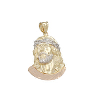 Tricolor Jesus Pendant (14K)