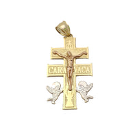 Κρεμαστό σταυρό Caravaca Jesus (14K)