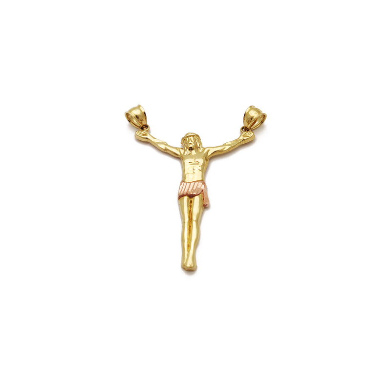 Jesus Pendant (14K) 14 Karat Two Tone, Yellow Gold, Rose Gold, Popular Jewelry New York