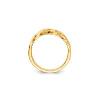 Glossy Twist Band's Ring (14K)
