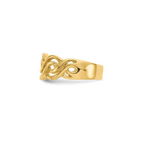 Glossy Twist Band's Ring (14K)