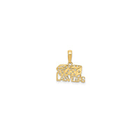 "Las Vegas" & Dice Pendant (14K) Popular Jewelry New York