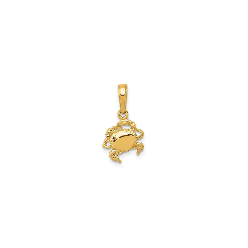Mini Cancer Zodiac Pendant (14K)