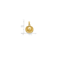 3-D Glossy Sailor Hat Charm (14K)