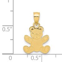 Teddy Bear Pendant (14K)