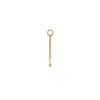 Leaf Rake Garden Tool Charm (14K)