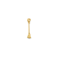 Leaf Rake Garden Tool Charm (14K)
