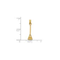 Leaf Rake Garden Tool Charm (14K)