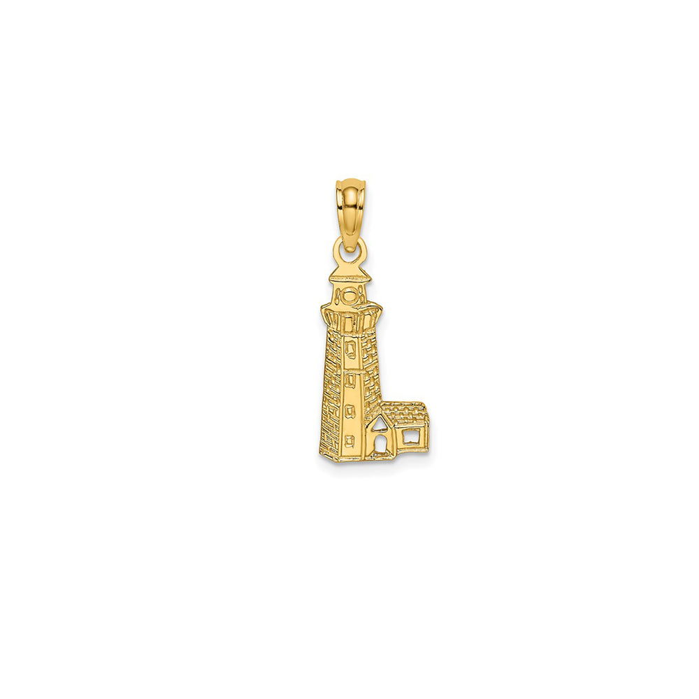 Brick Lighthouse Pendant (14K)