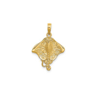 Textured Stingray Pendant (14K)