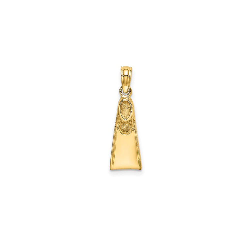 Scuba Flipper Pendant (14K)