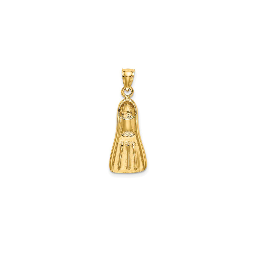 Scuba Flipper Pendant (14K)
