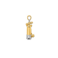 Dual Scuba Diving Cylinders Pendant (14K)