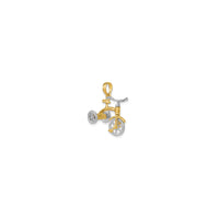 3-D Motion Handlebars & Wheels Tricycle Charm (14K)
