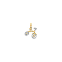 3-D Motion Handlebars & Wheels Tricycle Charm (14K)