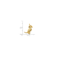 Kangaroo Pendant (14K)