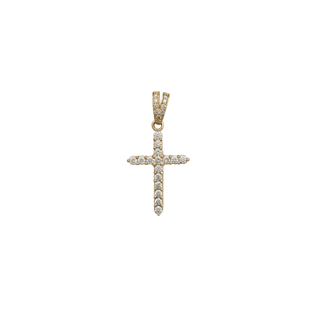 Diamond Cross Pendant (14K)