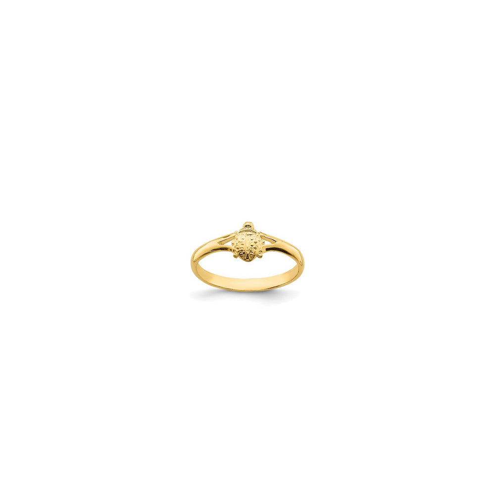 Baby-Sized Ladybug Ring (14K)