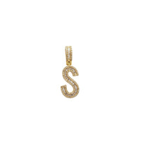 Diamond Initial S Pendant (14K)