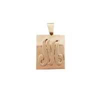 Initial Letter "M" Pendant (14K)
