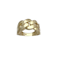 Lightweight Mesh-Back Miami Cuban Ring (14K)