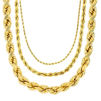 I-Hollow Rope Chain (14K)