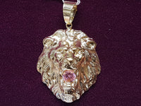 Roaring Lion Head CZ Pendant (14K) - Lucky Diamond 恆福珠寶金行 New York City 169 Canal Street 10013 Jewelry store Playboi Charlie Chinatown @luckydiamondny 2124311180