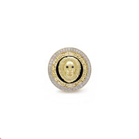 Lion Head Greek-key Ring (10K) Popular Jewelry New York